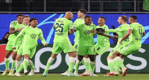 فولفسبورج يحقق فوزه الأول بدوري أبطال أوروبا